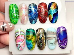 corso effetto pietra nail art