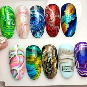 corso effetto pietra nail art