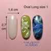 Tip oval long size 1