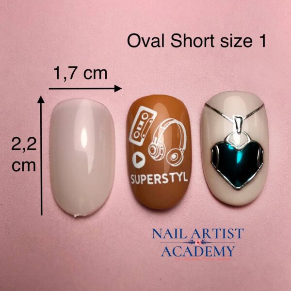 Tip oval short size 1