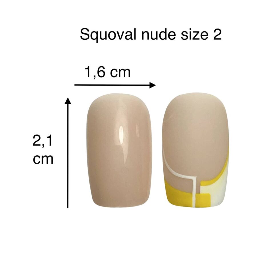 tip squoval nude size 2