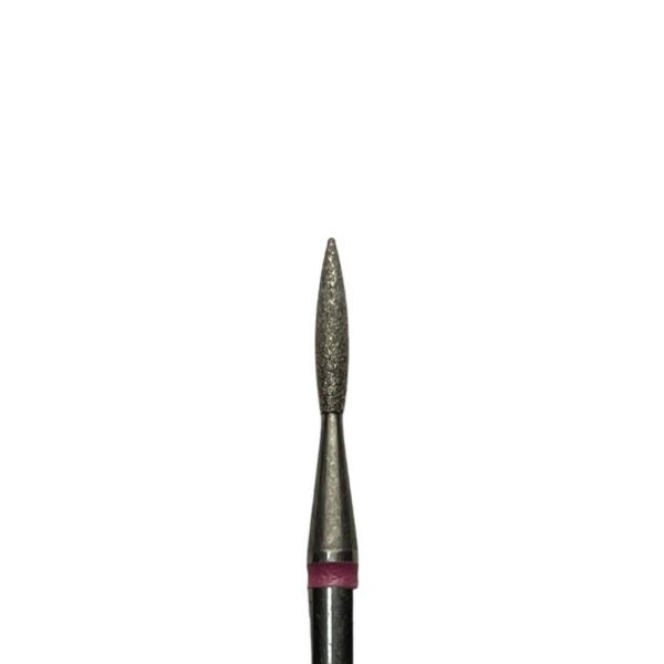 Punta fresa manicure dry fiamma appuntita