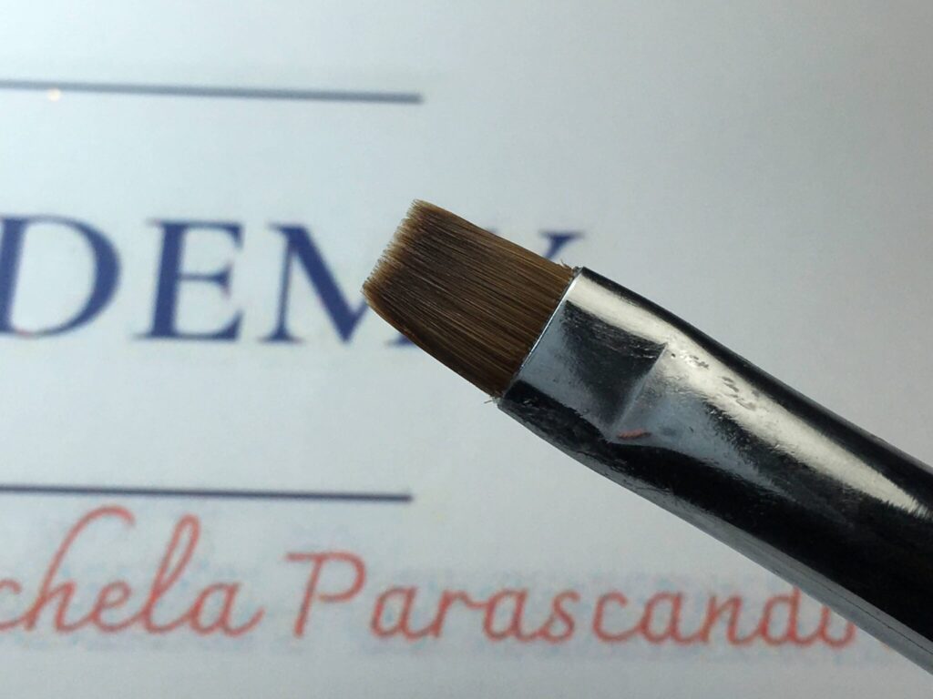 pennello rettangolare struttura gel