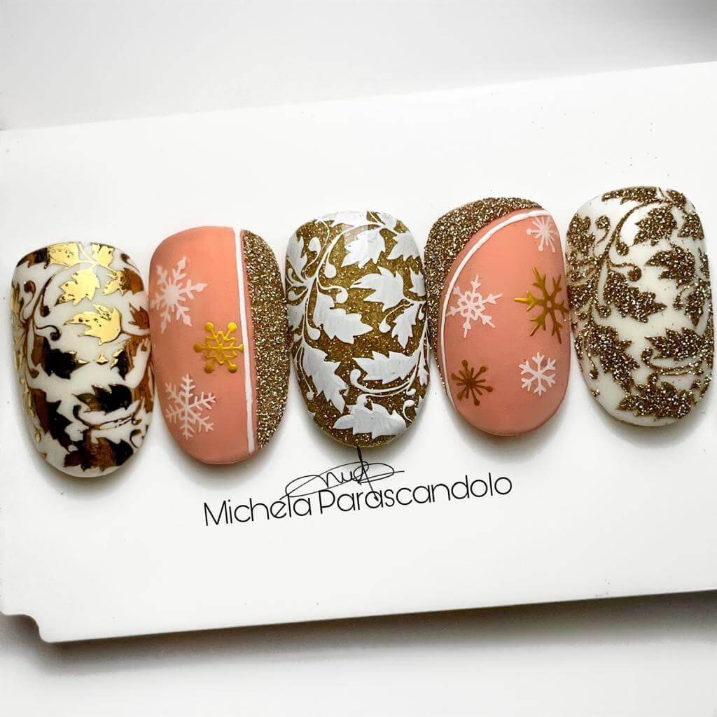 nail art natalizia