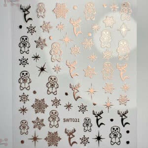 stickers natale unghie