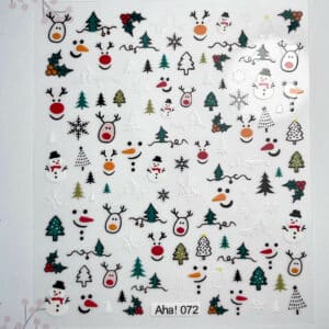 stickers natale unghie