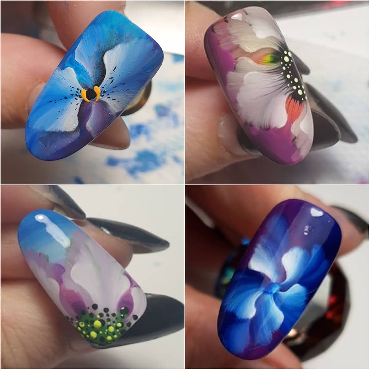 student work nail art