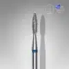 punta fresa fiamma diamantata stondata