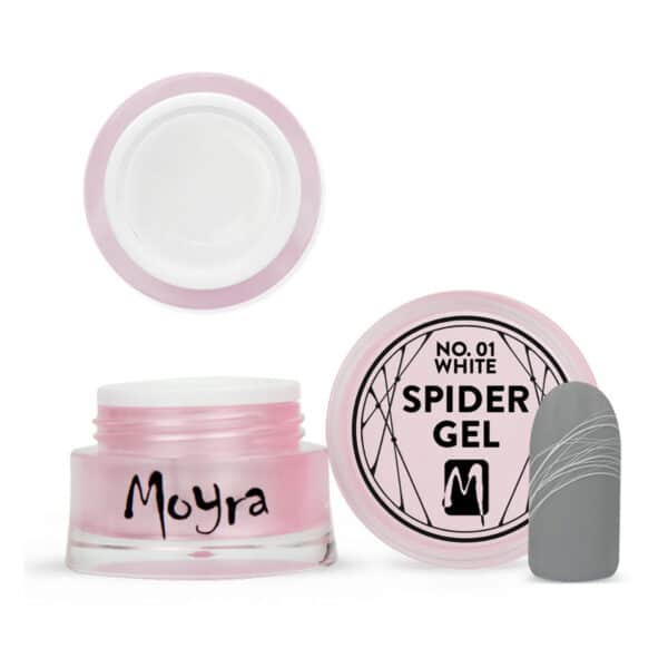 Spider gel bianco moyra