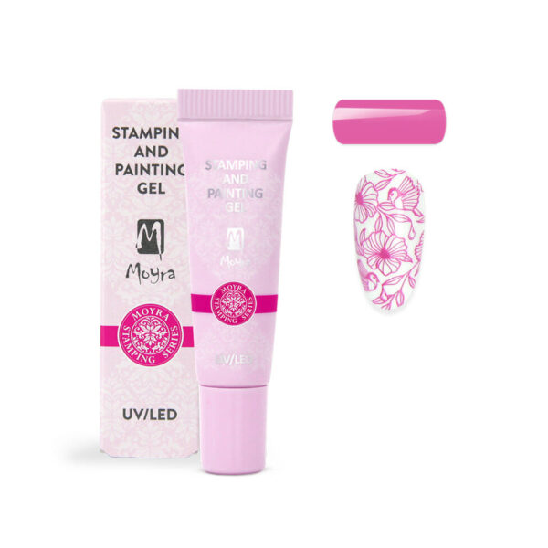 Gel Paint Rosa senza dispersione moyra 3