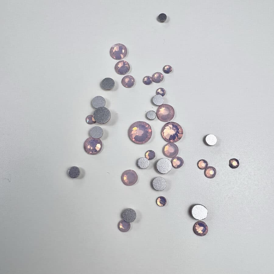 Opal pink 350pz mix size detail