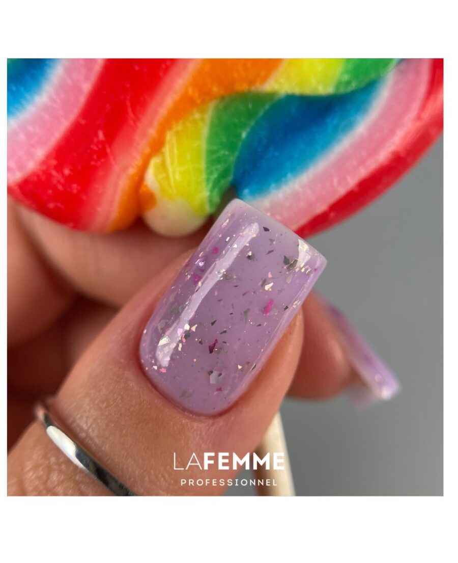 Smalto Semipermanente Flakes Lilla Z035 Lillipop Love