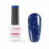 smalto semipermanente unghie blu glitter h266