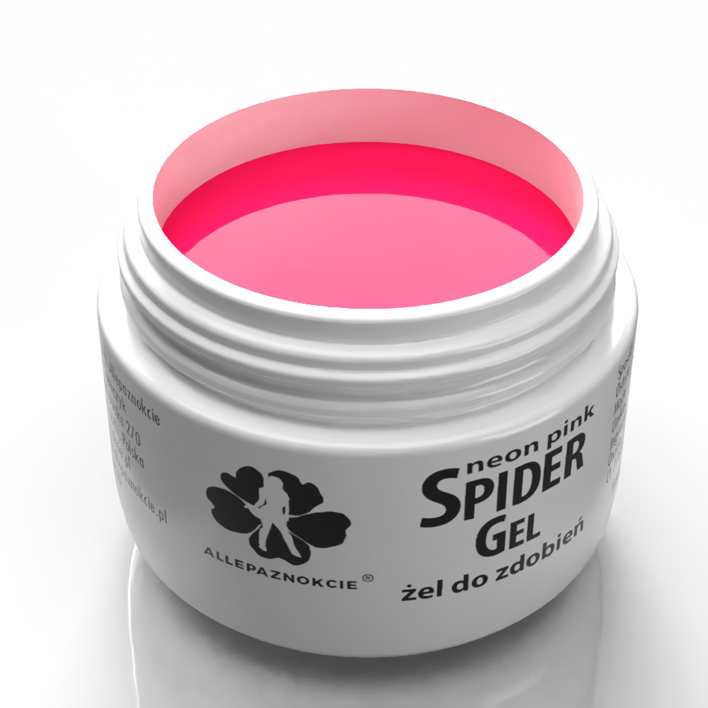 spider gel rosa unghie