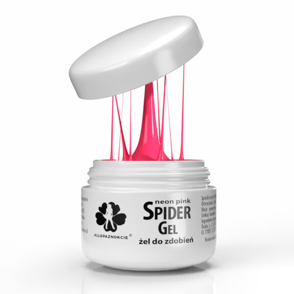 spider gel rosa unghie