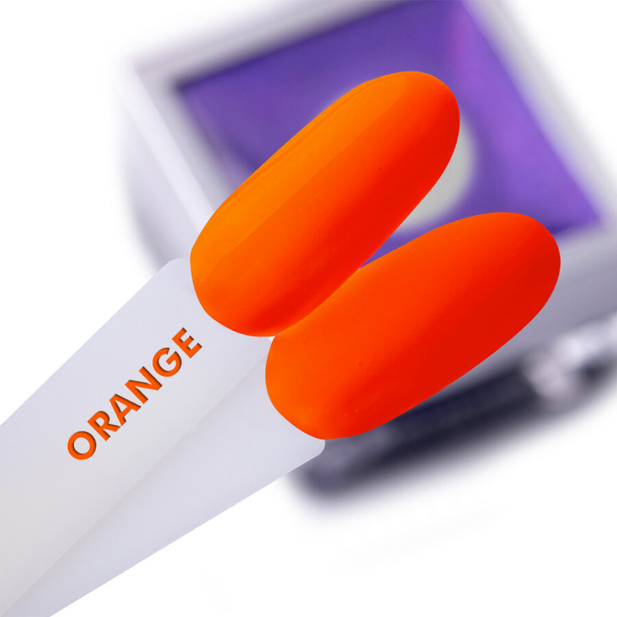 Gel painting arancione