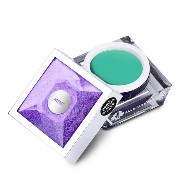 Gel painting menta