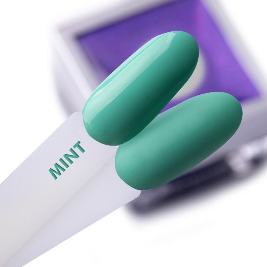 Gel painting menta
