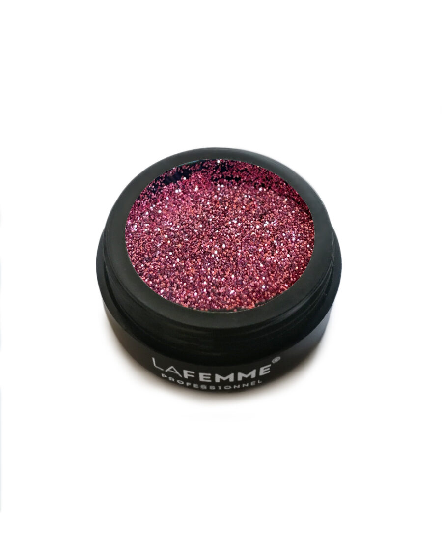 Polvere glitter per unghie effetto sottovetro