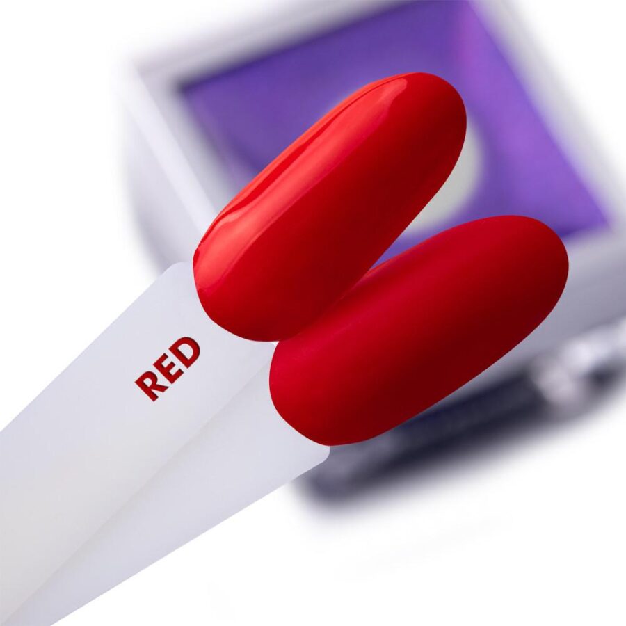 gel paint rosso unghie