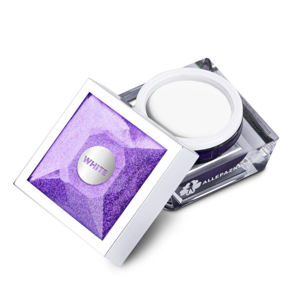 gel painting unghie bianco