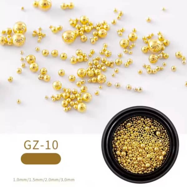 microperle oro dimensioni miste