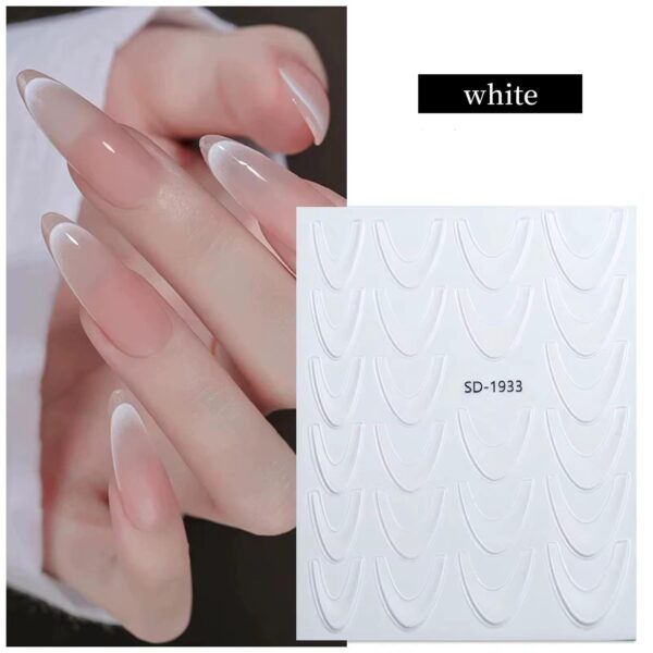 stickers smile line per french manicure bianca