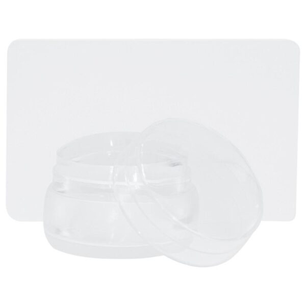 timbro stamping unghie tondo con scraper