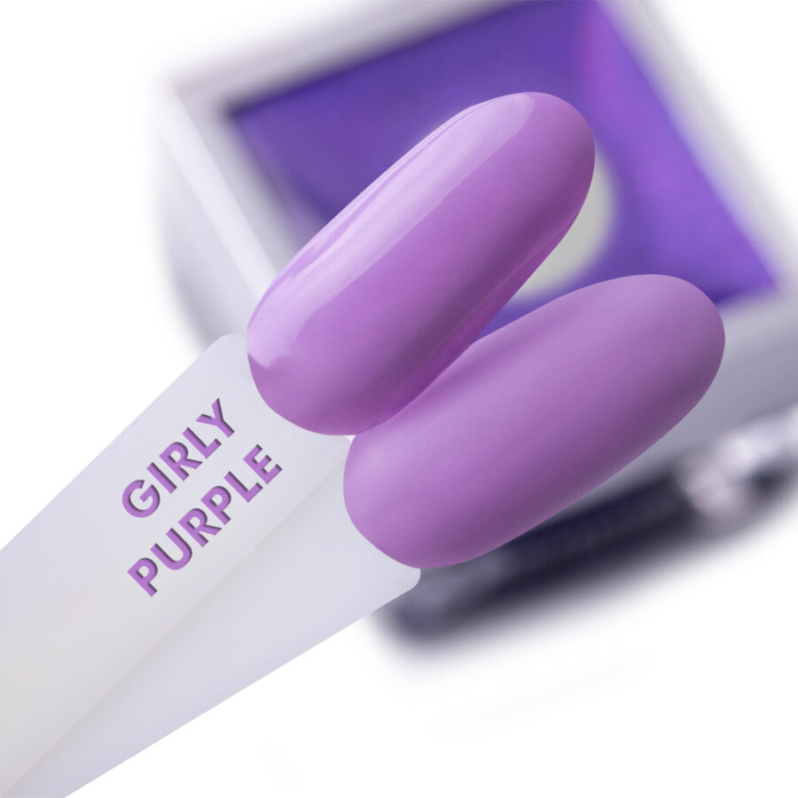 Gel painting viola girly purple