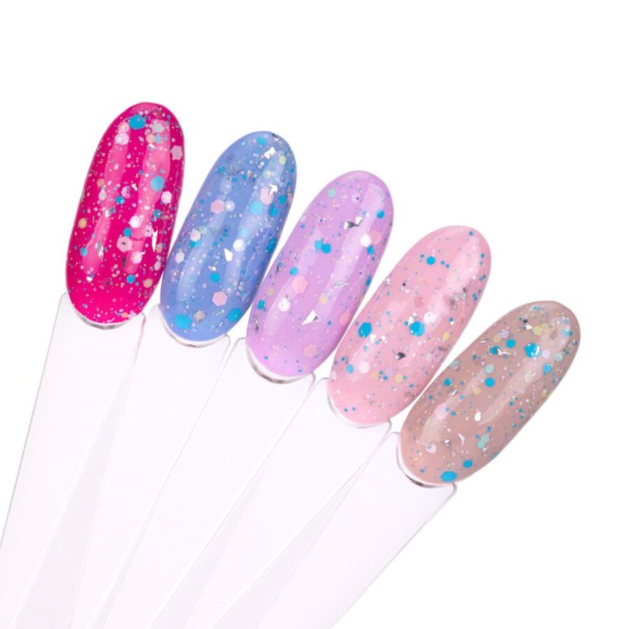 Sigillante Top Party Lucido con Glitter Paillettes Flakes