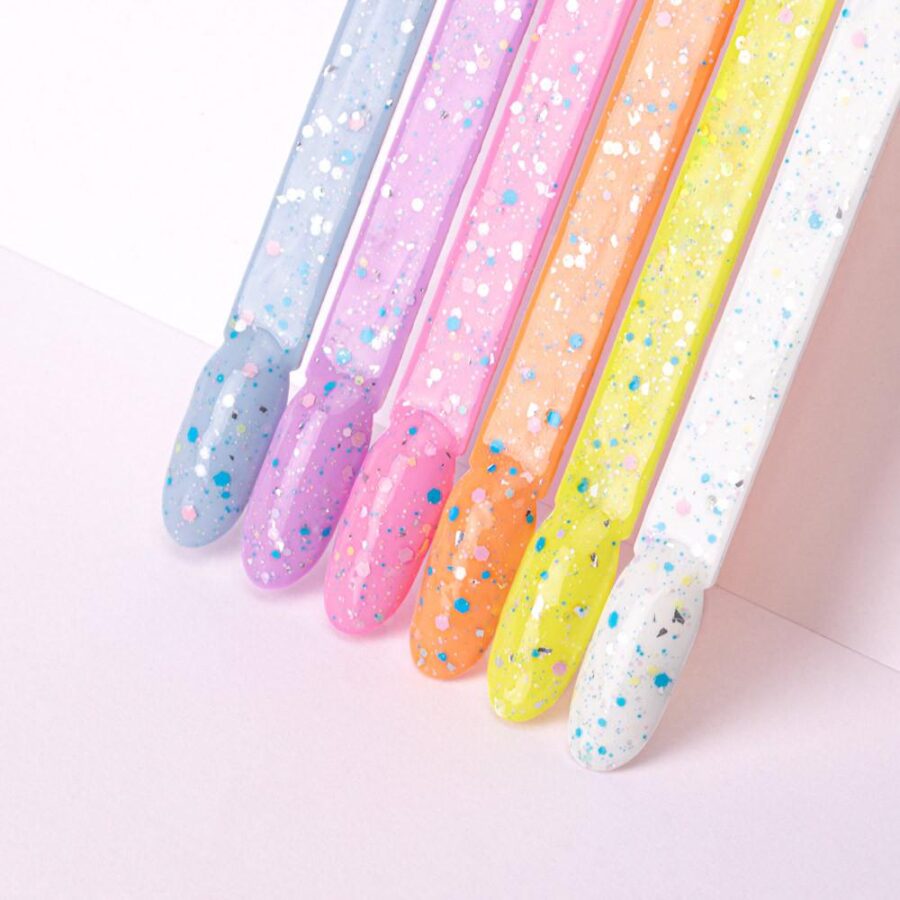 Sigillante Top Party Lucido con Glitter Paillettes Flakes