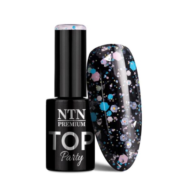 Sigillante Top Party Lucido con Glitter Paillettes Flakes