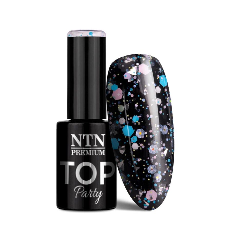 Sigillante Top Party Lucido con Glitter Paillettes Flakes