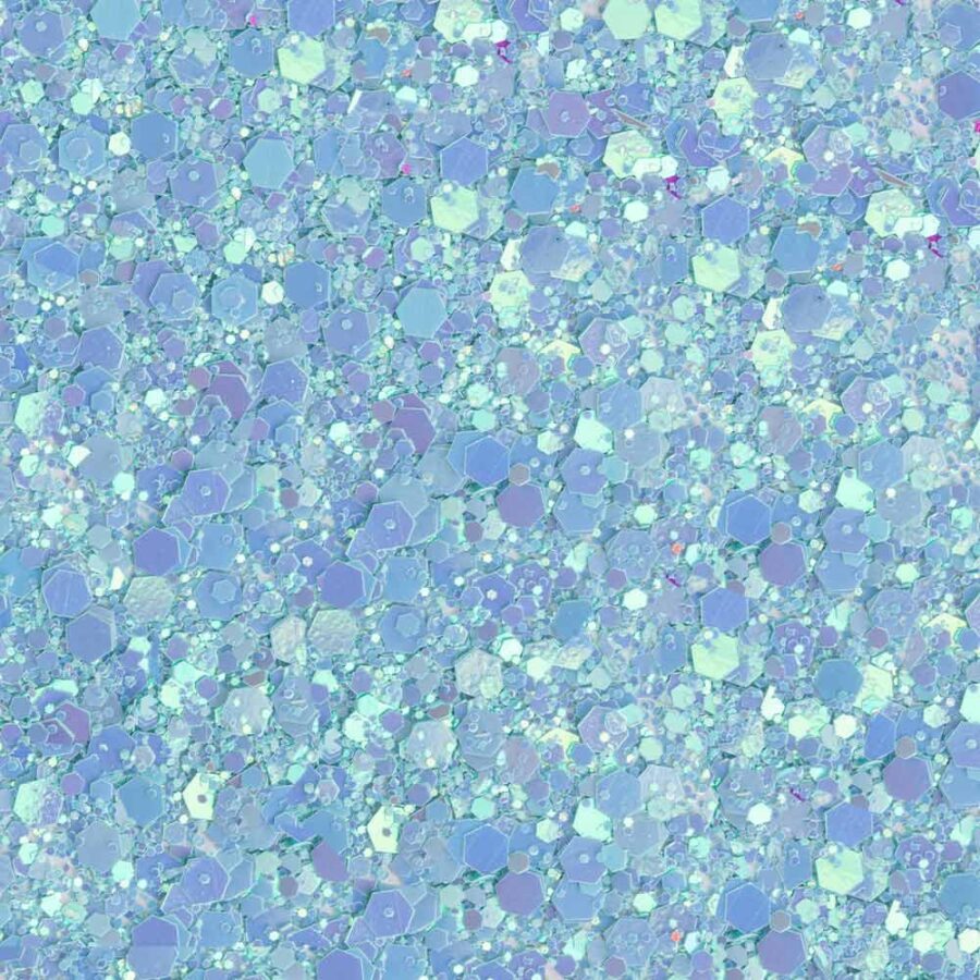 paillettes azzurre olografiche unghie