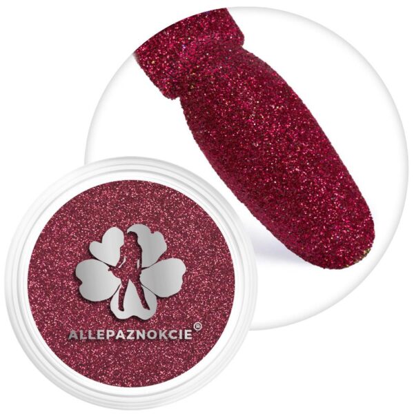 polvere sirena bordeaux unghie
