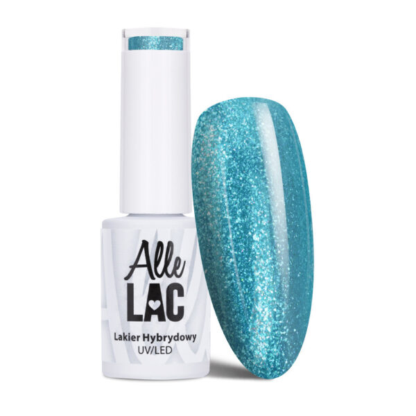 smalto semipermanente azzurro con glitter