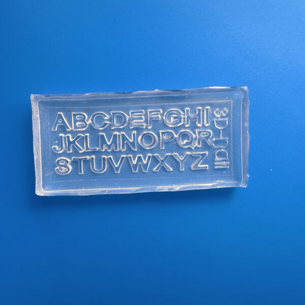 stampo silicone unghie nail art lettere