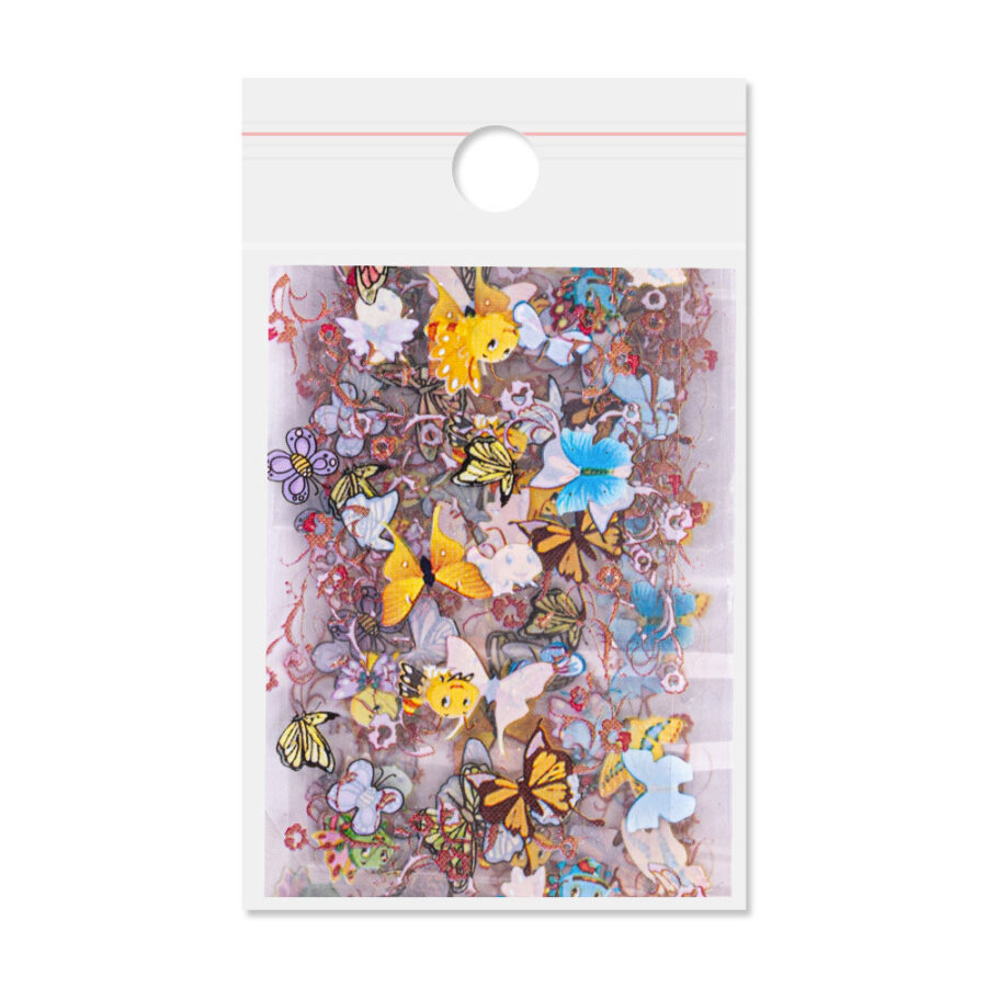 Foil farfalle gialle azzurre