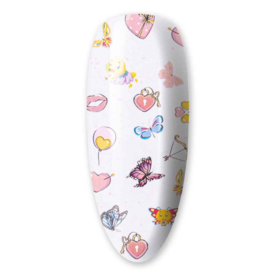Foil love cuori rosa