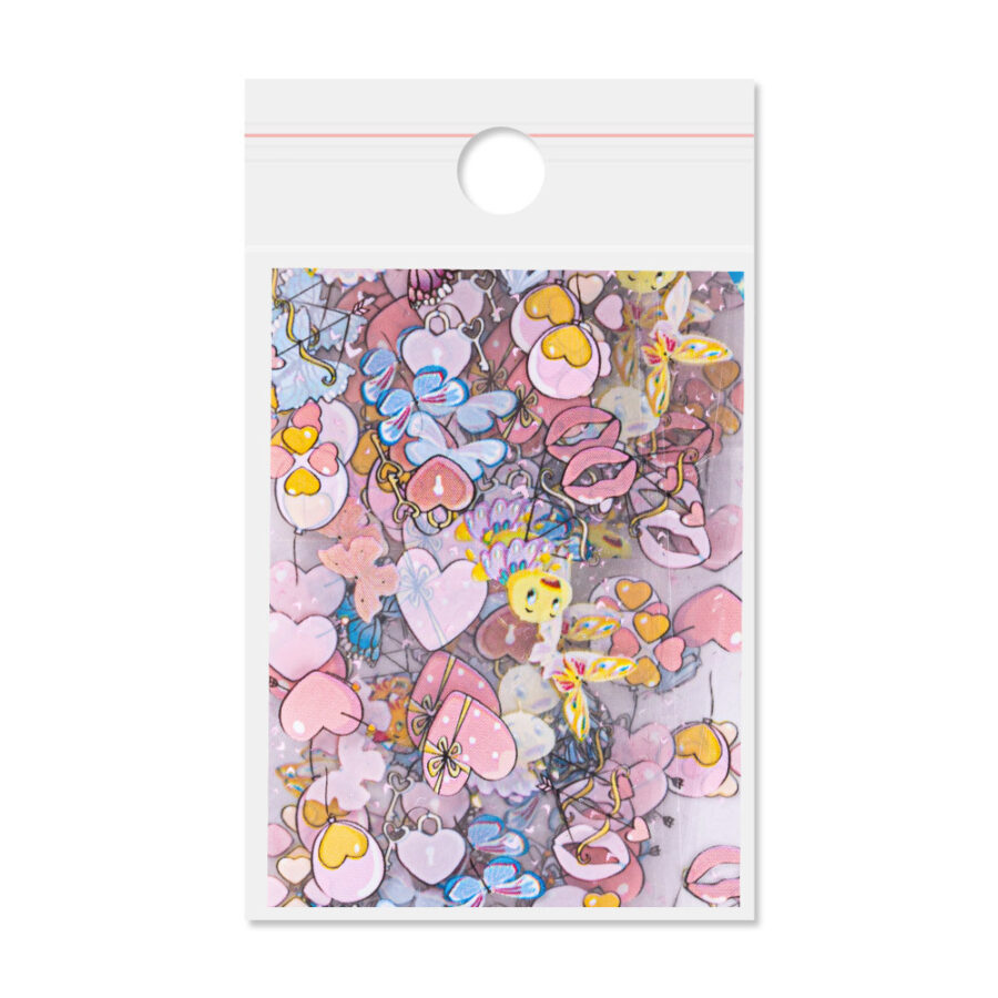 Foil love cuori rosa