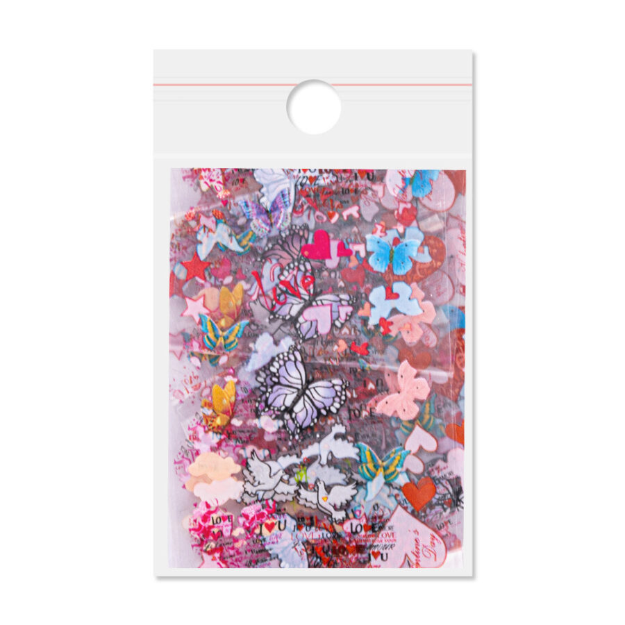 Foil love cuori rossi