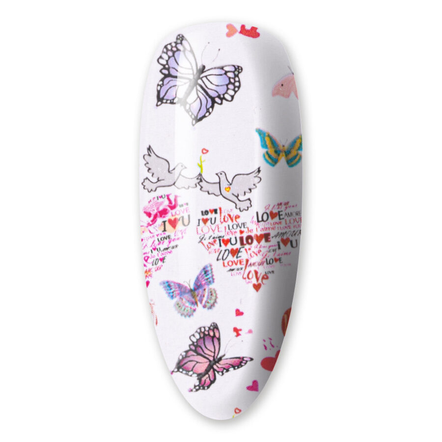 Foil love cuori rossi