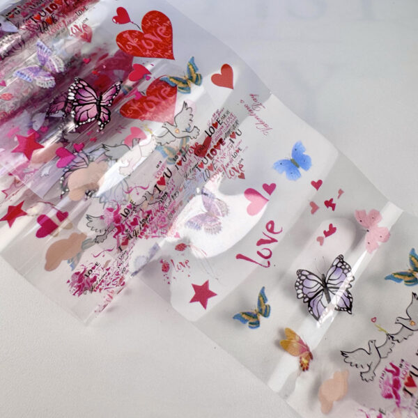 Foil love cuori rossi
