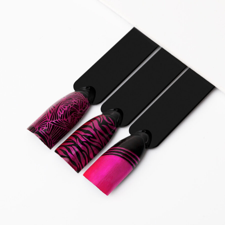 Smalto stamping rosa metallizzato