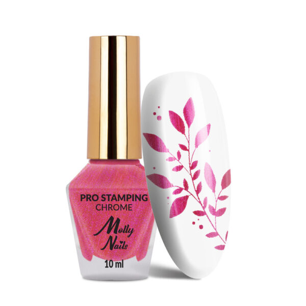 Smalto stamping rosa metallizzato