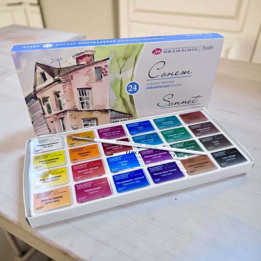 kit corso acquerello unghie