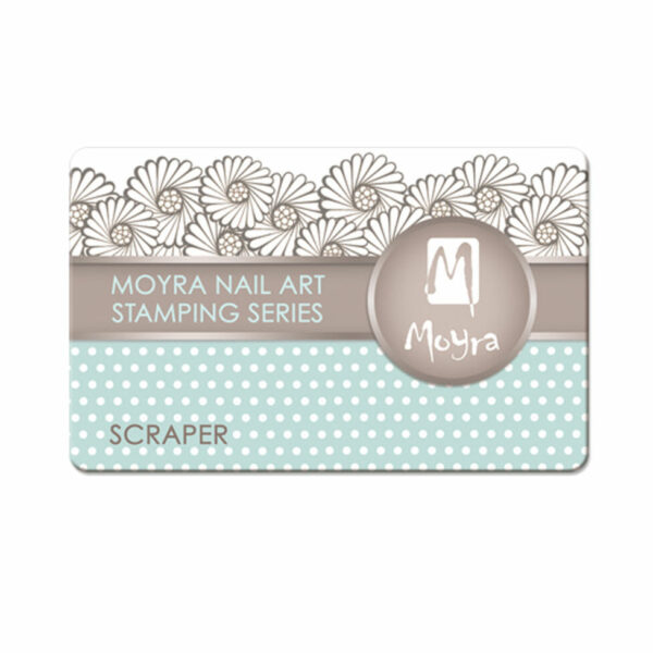 scraper stamping nail art moyra