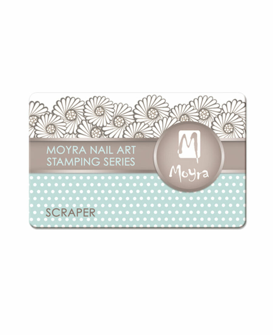 scraper stamping nail art moyra