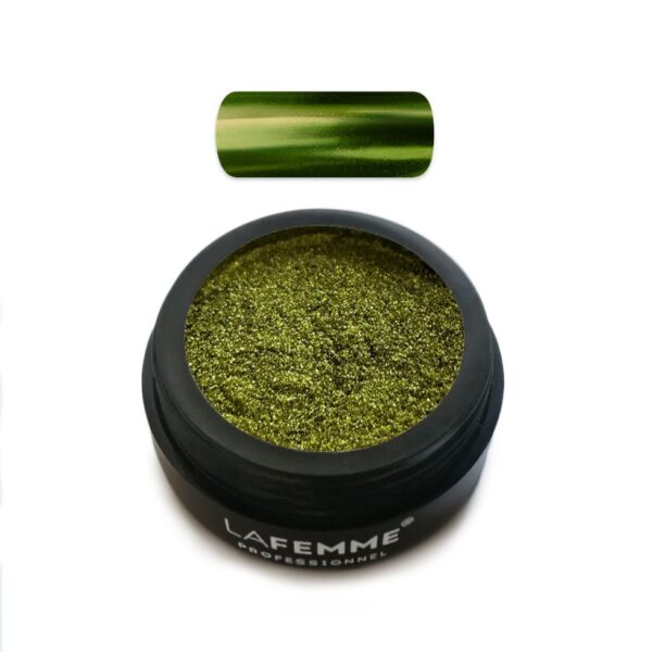 Polvere Cromata Specchio Verde Chiaro Unghie