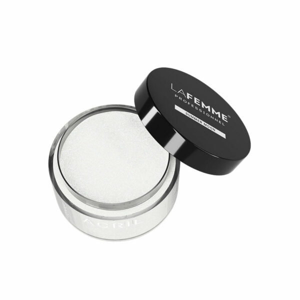 polvere acrilico per unghie bianco freddo con glitter